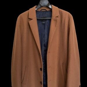 Tax Express Men's Overcoat - Classic Style, Excellent Condition, Size XL